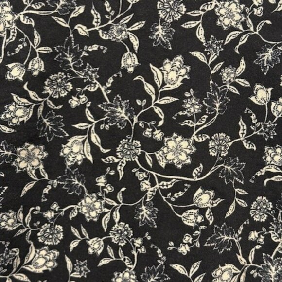 Retro Boho Antique Floral Mini Swing Dress with Puff / Balloon Sleeves - NWT - Picture 14 of 16